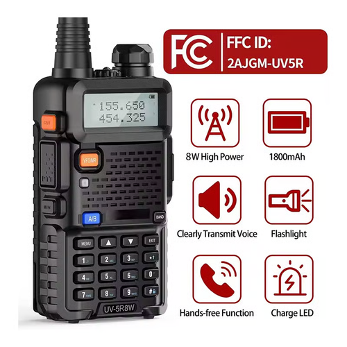📻✨ UV-5R Dual Band Ham Radio – Stay Connected Anywhere! 🌍🚶‍♂️（A pair）
