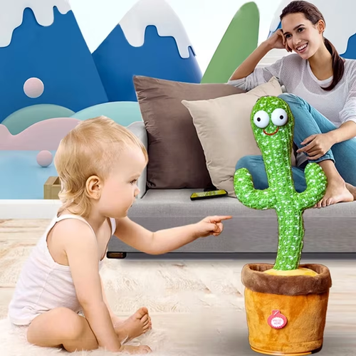🌵🎶 Dancing Cactus Repeat Talking Toy – Fun, Music & Laughter for All Ages! 🎶🌵