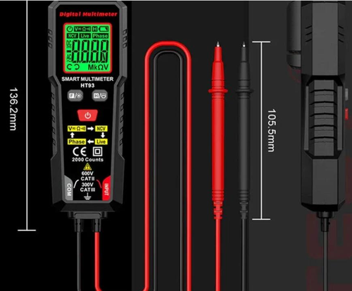 🔧⚡ DIGITAL SMART MULTIMETER – ACCURATE ELECTRICAL MEASUREMENTS! ⚡🔧