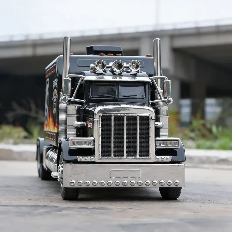 Interactive Realistic Heavy-Duty Semi-Truck Toy
