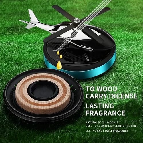 Metal solar helicopter air freshener v2.0