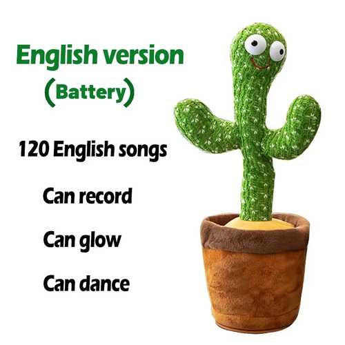 🌵🎶 Dancing Cactus Repeat Talking Toy – Fun, Music & Laughter for All Ages! 🎶🌵