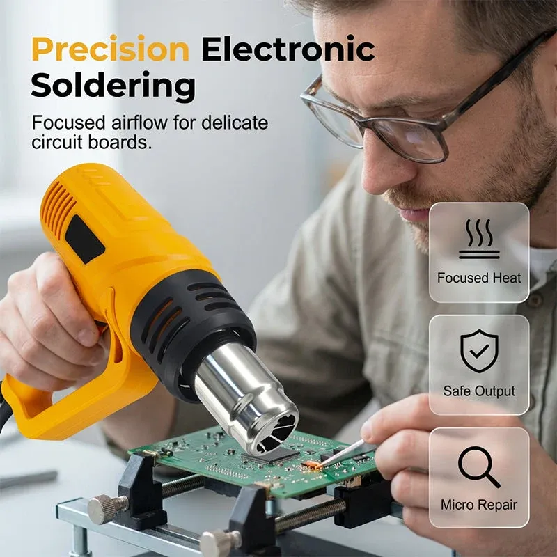 ⏰Adjustable Temperature Electric Heat Gun
