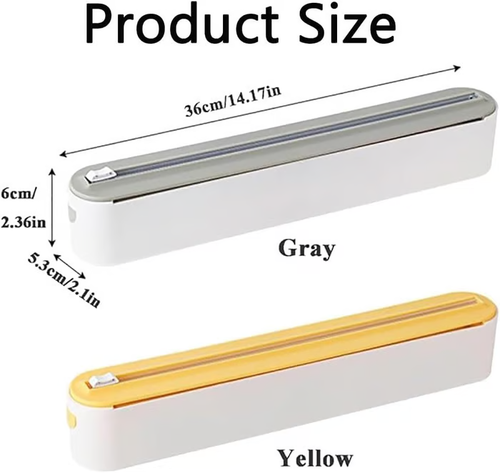 Magnetic Wrap Dispenser with Cutter