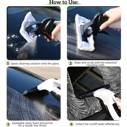 Window Vacuum Squeegee Cordless