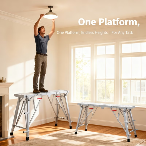Portable Adjustable Height Support Platform