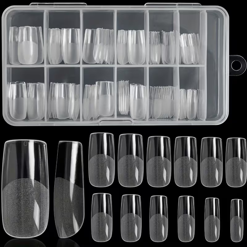 120pcs Semi-Matte Full Adhesive Transparent Box