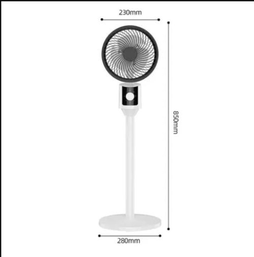 Oscillating Electric Stand Fan with Adjustable Height