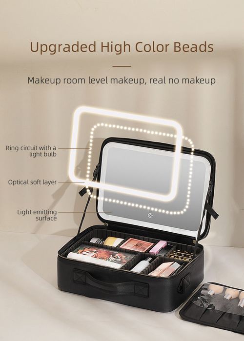 Premium makeup bagtm with ledmirror