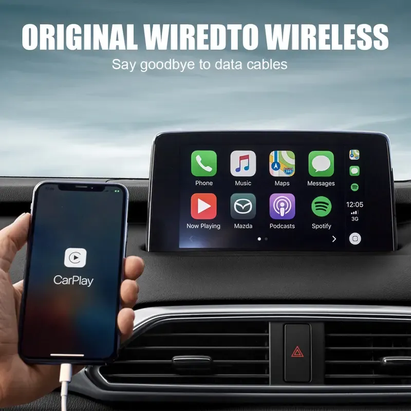 Wireless CarPlay box with USB interface