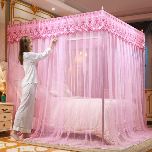 🛏️✨ KING & QUEEN SIZE MOSQUITO NET 180×200 CM – PRINCESS STYLE LACE CANOPY! ✨🛏️