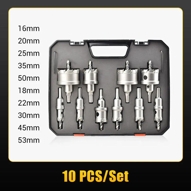 Metal Stainless Steel Carbide Hole Saw Set