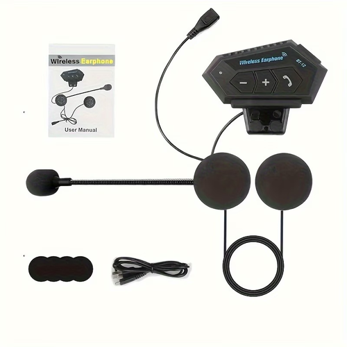 Wireless Motorcycle Helmet Earphone Headset
