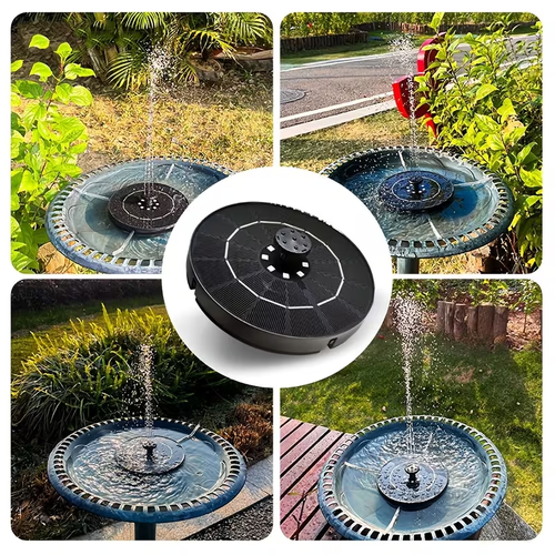 ☀️💦✨ SOLAR FLOATING WATER FOUNTAIN LAMP