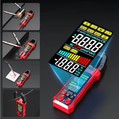 🔥 Smart Digital Clamp Meter – Multifunctional Auto Range Multimeter with AC DC Voltage & Current Testing for Electricians