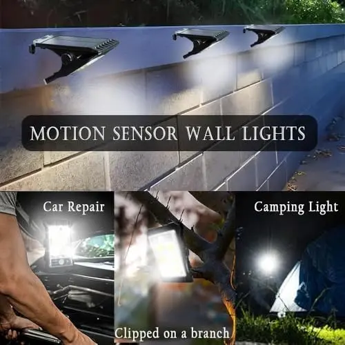 🌞💡 SOLAR CLIP LIGHT WITH MOTION SENSOR – SMART AUTO LIGHTING ANYWHERE! 💡🌞