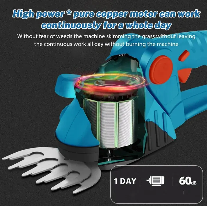 ⏰Mini Lithium Battery Handheld Hedge Clippers
