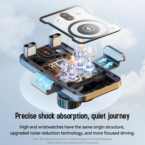 📱Smart 2-in-1 Car Rotating Mobile Phone Holder & Wireless Charger⚡