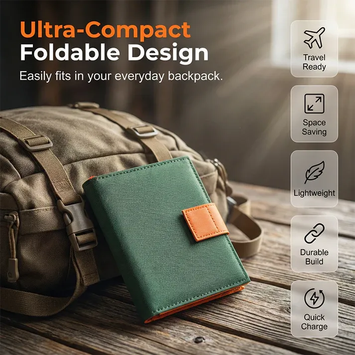 ✨Portable Solar Panel with USB Charging