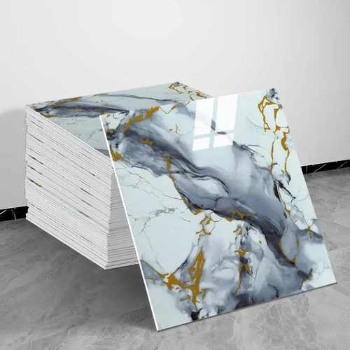 Self-Adhesive Waterproof Faux Marble Finish Marble Wall Stickers.30×30 cm,50PCS 2 mm thick