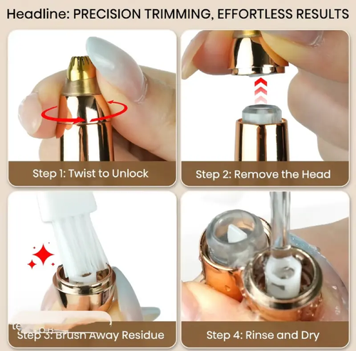 3-in-1 Facial & Eyebrow Hair Trimmer