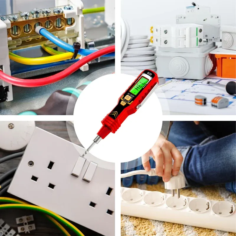⏰Non-Contact Voltage Tester with LCD Display