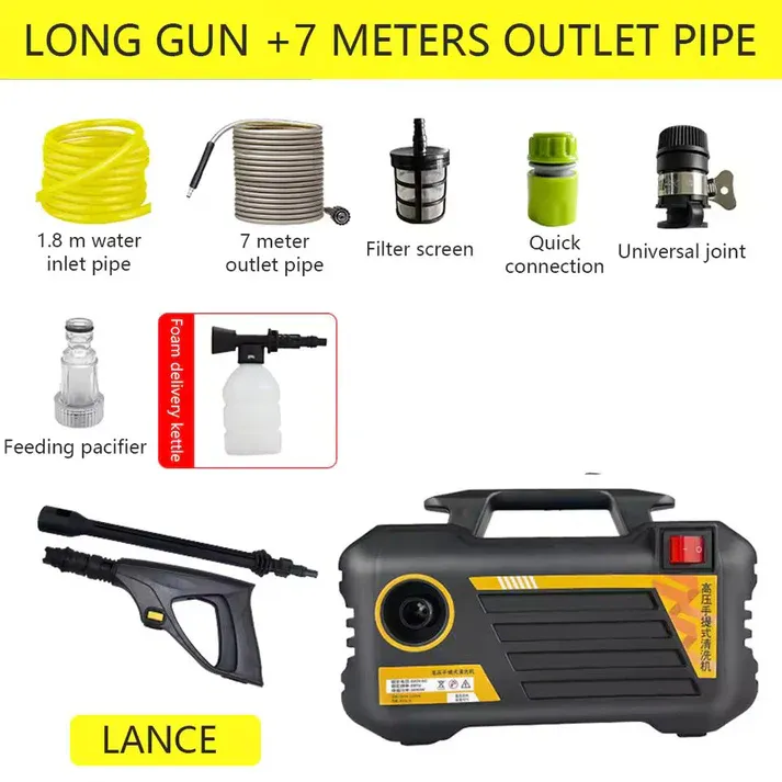 💦Powerful 3000W Electric High Pressure Washer Machine - Home & Car Wash Gun