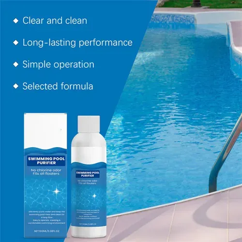 💧 Swimming Pool Purifying Liquid – Crystal Clear Water, Zero Hassle! 🔥（TWO pcs）