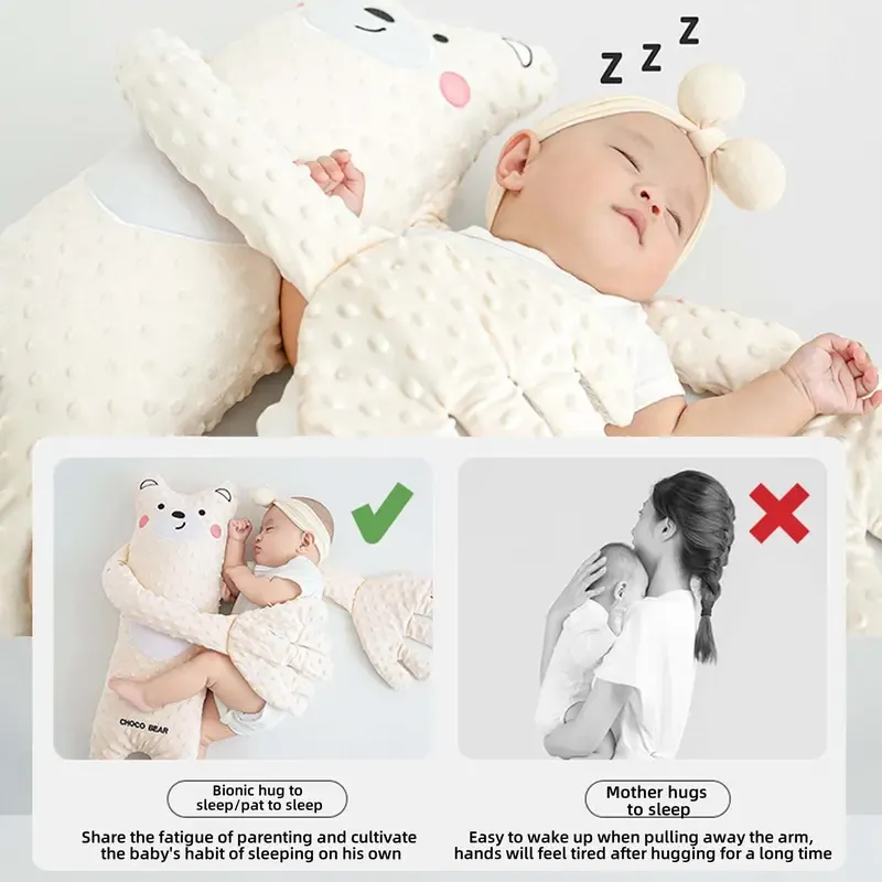 Baby patting sleep pillow