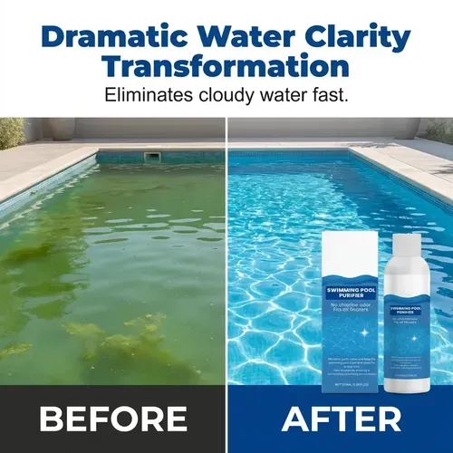 💧 Swimming Pool Purifying Liquid – Crystal Clear Water, Zero Hassle! 🔥（TWO pcs）