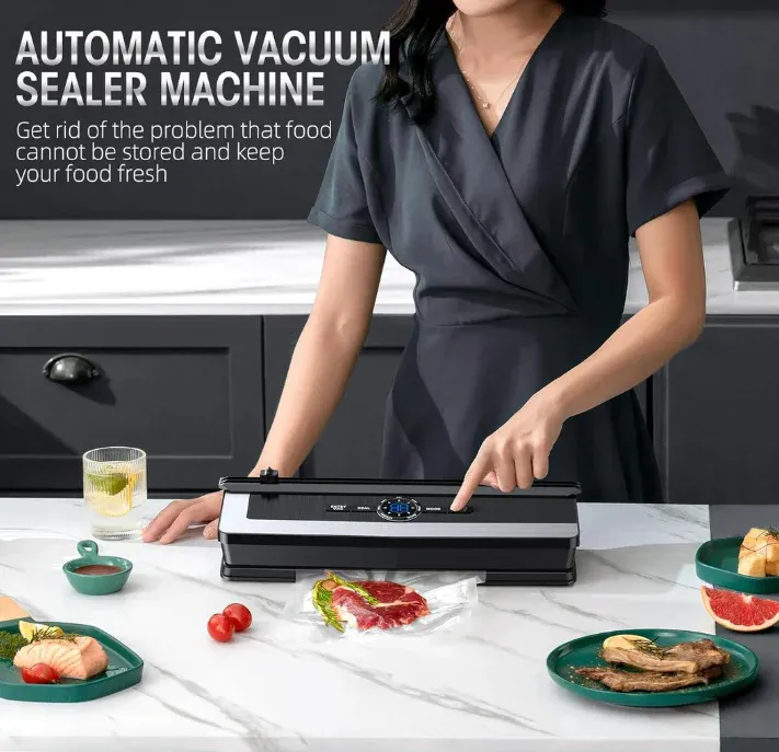 8-in-1 Vacuum Sealer Machine With Built-in Cutter & Multiple Sealing Modes