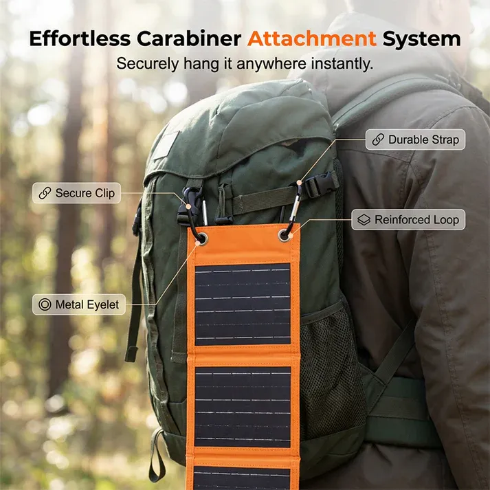 ✨Portable Solar Panel with USB Charging