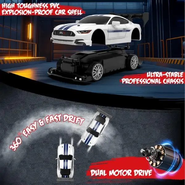 Electric remote-controlled drift car, high-speed racing car