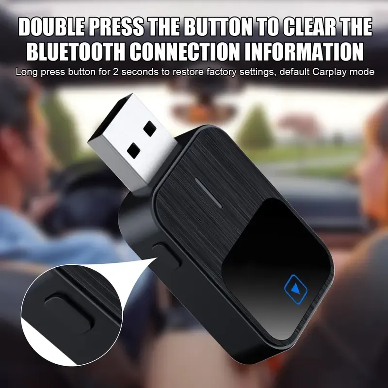 Wireless CarPlay box with USB interface