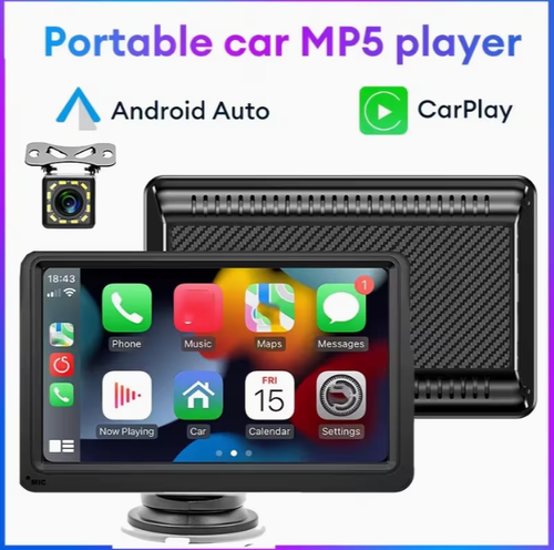 7-Inch Car Multimedia Player with HD Touchscreen