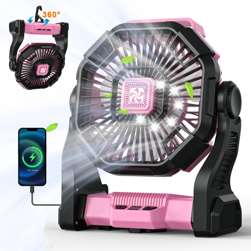 Charging+lighting+fan Three In One Electric Fan