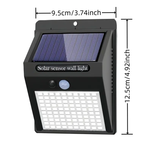 Solar Outdoor Motion Sensor LED Wall Light, Outdoor Garden Light