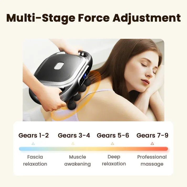 16-Head Muscle Massager – Deep tissue relief, automatic kneading.