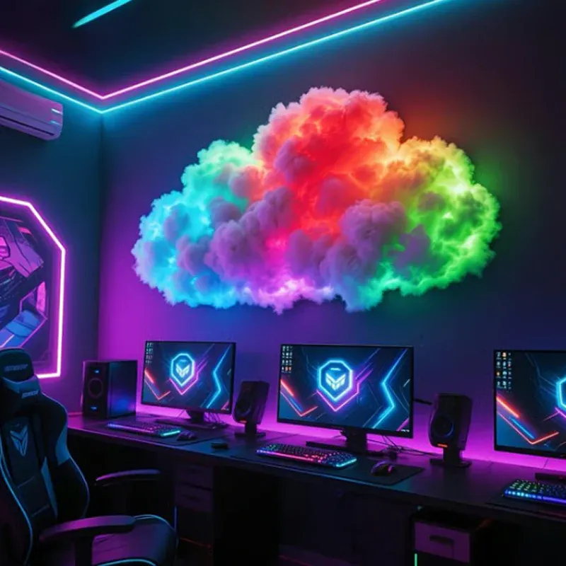 DIY USB-Powered Thundercloud LED Light Decor🌈☁️