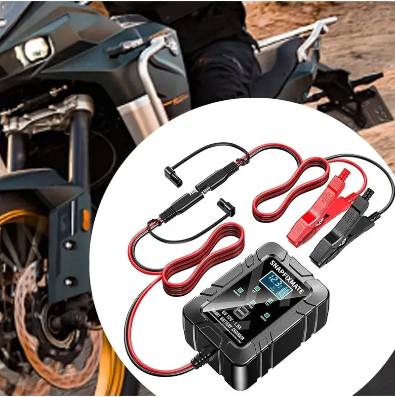 Smart Trickle Battery Charger and Maintainer(1.5A 6-12V)