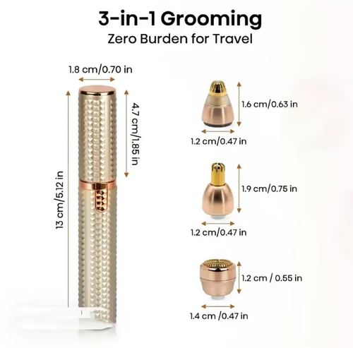 3-in-1 Facial & Eyebrow Hair Trimmer