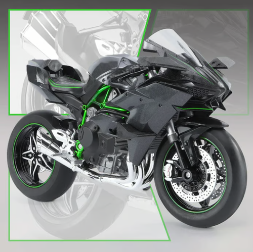 🏍️1:6 H2R Alloy Motorcycle Model