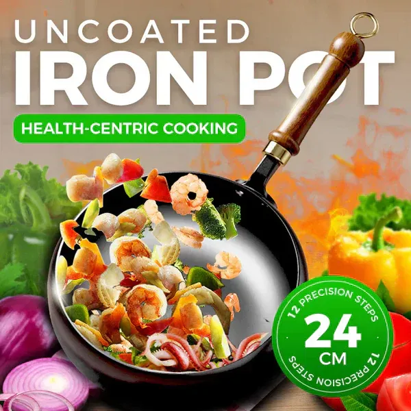 🔥 24cm large-diameter pot with nitrogen gas glass lid ⏳+