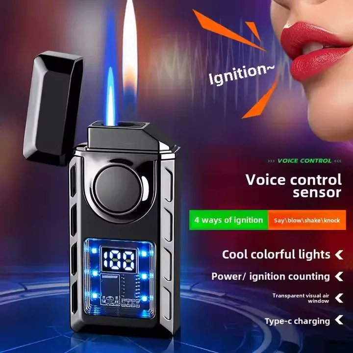 Creative Double Flame Inflatable Lighter