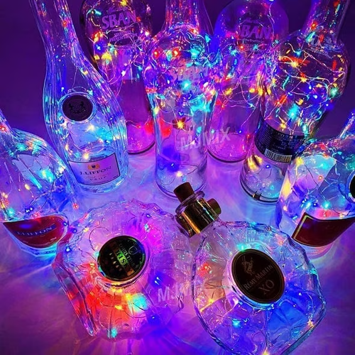 BOTTLE LIGHTS ( Battery Included - Replaceable )(10PCS)