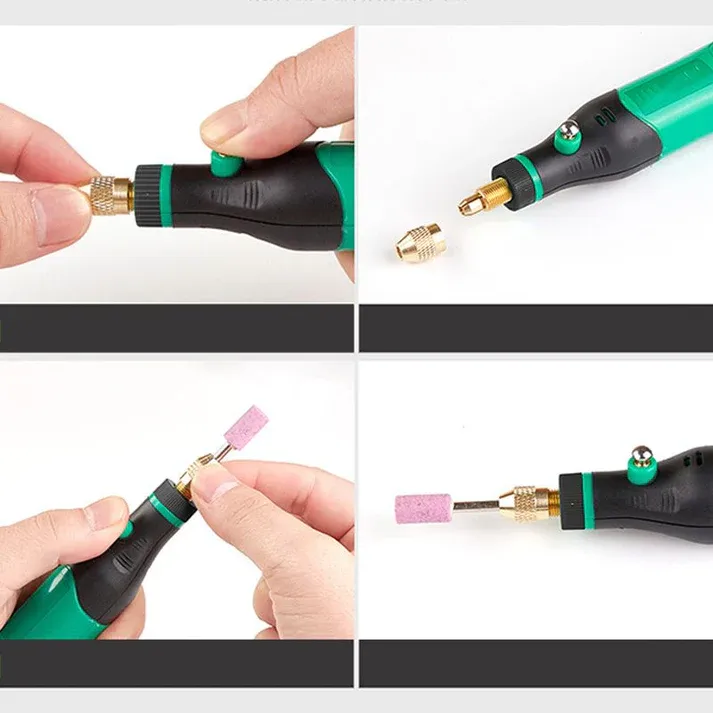 Rechargeable Rotary Tool – Cut, Polish, Grind Like a Pro! 198-in-1 Tool Set