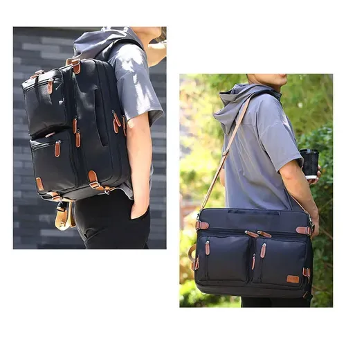 3-in-1 crossbody bag, single shoulder bag, notebook backpack