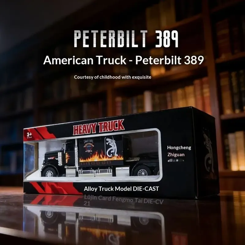 Interactive Realistic Heavy-Duty Semi-Truck Toy