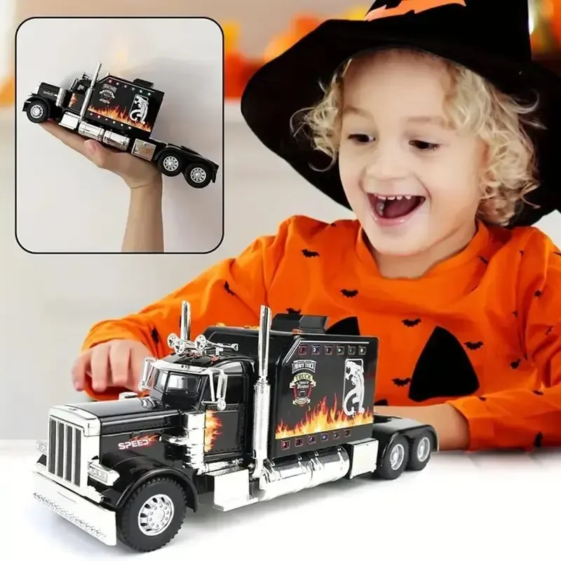 Interactive Realistic Heavy-Duty Semi-Truck Toy