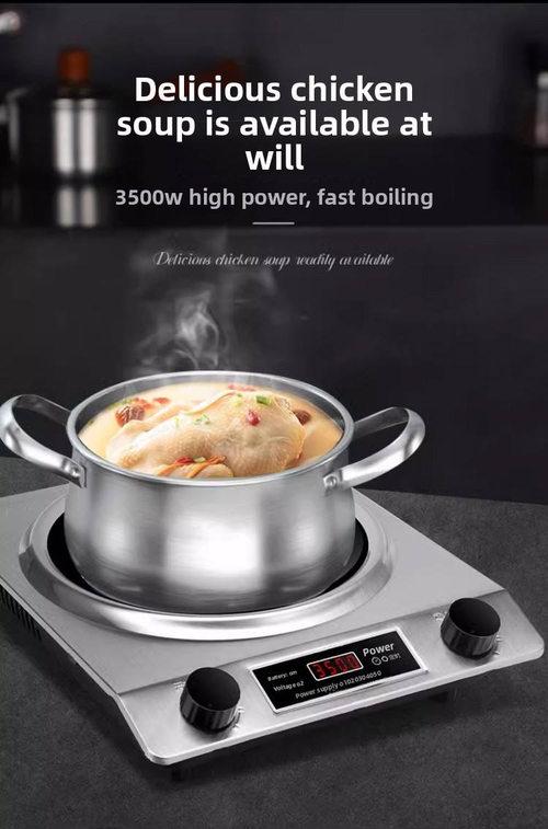 Commercial Electric Pattern Cooking 3500W Touch Control Stove Heating Radiant Infrared Cooker Induction Cooker Parts
